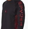 image:imageSpyder Mens Long Sleeve Rashguard  QuickDry Swim Shirt Sun Protection Performance Long Sleeve TopBlackb