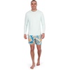 image:imageSpyder Mens Long Sleeve Rashguard  QuickDry Swim Shirt Sun Protection Performance Long Sleeve TopBluegrass