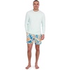 image:imageSpyder Mens Long Sleeve Rashguard  QuickDry Swim Shirt Sun Protection Performance Long Sleeve TopBluegrass