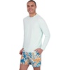 image:imageSpyder Mens Long Sleeve Rashguard  QuickDry Swim Shirt Sun Protection Performance Long Sleeve TopBluegrass