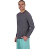 image:imageSpyder Mens Long Sleeve Rashguard  QuickDry Swim Shirt Sun Protection Performance Long Sleeve TopCarbon
