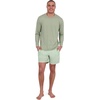 image:imageSpyder Mens Long Sleeve Rashguard  QuickDry Swim Shirt Sun Protection Performance Long Sleeve TopEmerald