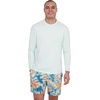 image:imageSpyder Mens Long Sleeve Rashguard  QuickDry Swim Shirt Sun Protection Performance Long Sleeve TopGrass