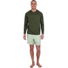 image:imageSpyder Mens Long Sleeve Rashguard  QuickDry Swim Shirt Sun Protection Performance Long Sleeve TopGreena