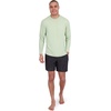 image:imageSpyder Mens Long Sleeve Rashguard  QuickDry Swim Shirt Sun Protection Performance Long Sleeve TopLimewash