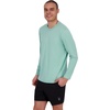 image:imageSpyder Mens Long Sleeve Rashguard  QuickDry Swim Shirt Sun Protection Performance Long Sleeve TopPeas