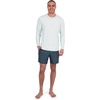 image:imageSpyder Mens Long Sleeve Rashguard  QuickDry Swim Shirt Sun Protection Performance Long Sleeve TopTeal