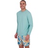 image:imageSpyder Mens Long Sleeve Rashguard  QuickDry Swim Shirt Sun Protection Performance Long Sleeve TopWasabi