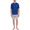 image:imageSpyder Mens Short Sleeve Rashguard  QuickDry Swim Shirt with Sun Protection Performance TopAbyssb
