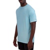 image:imageSpyder Mens Short Sleeve Rashguard  QuickDry Swim Shirt with Sun Protection Performance TopBlue