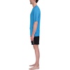 image:imageSpyder Mens Short Sleeve Rashguard  QuickDry Swim Shirt with Sun Protection Performance TopCerulean