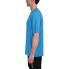 image:imageSpyder Mens Short Sleeve Rashguard  QuickDry Swim Shirt with Sun Protection Performance TopCerulean