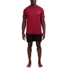 image:imageSpyder Mens Short Sleeve Rashguard  QuickDry Swim Shirt with Sun Protection Performance TopDark Red