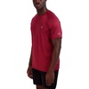 image:imageSpyder Mens Short Sleeve Rashguard  QuickDry Swim Shirt with Sun Protection Performance TopDark Red