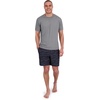 image:imageSpyder Mens Short Sleeve Rashguard  QuickDry Swim Shirt with Sun Protection Performance TopEbonya