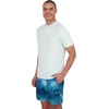 image:imageSpyder Mens Short Sleeve Rashguard  QuickDry Swim Shirt with Sun Protection Performance TopEmerald