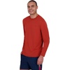 image:imageSpyder Mens Short Sleeve Rashguard  QuickDry Swim Shirt with Sun Protection Performance TopRed Ochre
