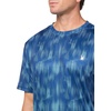 image:imageSpyder Mens Short Sleeve Rashguard  QuickDry Swim Shirt with Sun Protection Performance TopSea
