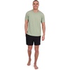 image:imageSpyder Mens Short Sleeve Rashguard  QuickDry Swim Shirt with Sun Protection Performance TopSea Green