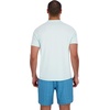 image:imageSpyder Mens Short Sleeve Rashguard  QuickDry Swim Shirt with Sun Protection Performance TopTeal