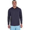 image:imageSpyder Mens Hooded Long Sleeve Rashguard  QuickDry Long Sleeve Swim Shirt Sun ProtectionEbony