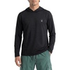 image:imageSpyder Mens Hooded Long Sleeve Rashguard  QuickDry Swim Shirt Sun Protection Performance HoodieBlack