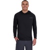 image:imageSpyder Mens Hooded Long Sleeve Rashguard  QuickDry Swim Shirt Sun Protection Performance HoodieEbony