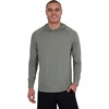 image:imageSpyder Mens Hooded Long Sleeve Rashguard  QuickDry Swim Shirt Sun Protection Performance HoodieKombu Green
