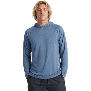 image:imageSpyder Mens Hooded Long Sleeve Rashguard  QuickDry Swim Shirt Sun Protection Performance HoodieAbyss