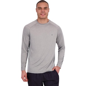 image:imageSpyder Mens Long Sleeve Rashguard  QuickDry Swim Shirt Sun Protection Performance Long Sleeve TopAlloy