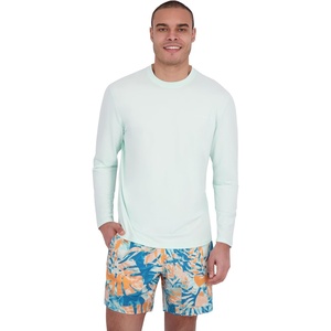 image:imageSpyder Mens Long Sleeve Rashguard  QuickDry Swim Shirt Sun Protection Performance Long Sleeve TopBluegrass