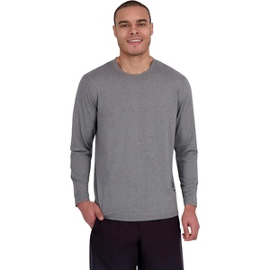 image:imageSpyder Mens Long Sleeve Rashguard  QuickDry Swim Shirt Sun Protection Performance Long Sleeve TopEbony
