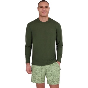 image:imageSpyder Mens Long Sleeve Rashguard  QuickDry Swim Shirt Sun Protection Performance Long Sleeve TopGreen