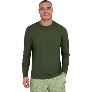 image:imageSpyder Mens Long Sleeve Rashguard  QuickDry Swim Shirt Sun Protection Performance Long Sleeve TopK Green