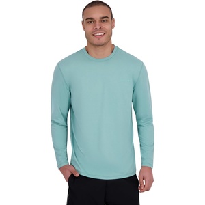 image:imageSpyder Mens Long Sleeve Rashguard  QuickDry Swim Shirt Sun Protection Performance Long Sleeve TopOlive