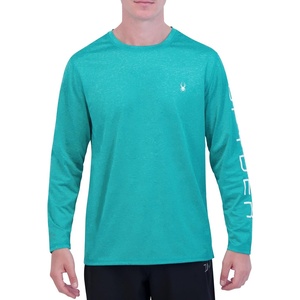image:imageSpyder Mens Long Sleeve Rashguard  QuickDry Swim Shirt Sun Protection Performance Long Sleeve TopScuba