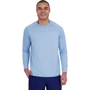 image:imageSpyder Mens Long Sleeve Rashguard  QuickDry Swim Shirt Sun Protection Performance Long Sleeve TopSky