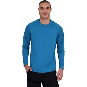 image:imageSpyder Mens Long Sleeve Rashguard  QuickDry Swim Shirt Sun Protection Performance Long Sleeve TopSwell