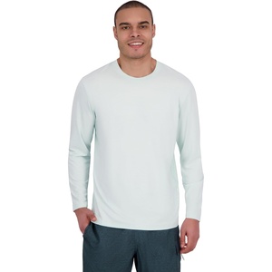 image:imageSpyder Mens Long Sleeve Rashguard  QuickDry Swim Shirt Sun Protection Performance Long Sleeve TopTeal