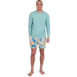 image:imageSpyder Mens Long Sleeve Rashguard  QuickDry Swim Shirt Sun Protection Performance Long Sleeve TopWasabi