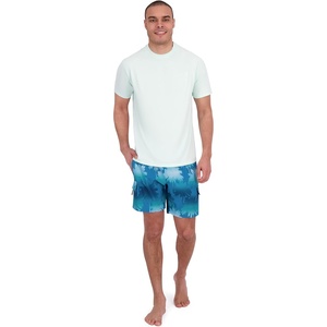image:imageSpyder Mens Short Sleeve Rashguard  QuickDry Swim Shirt with Sun Protection Performance TopEmerald
