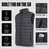 image:imageSpyder Mens Puffer Vest  Packable Lightweight Lycra Binding Zip PocketsPolar