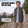 image:imageSpyder Mens Puffer Vest  Packable Lightweight Lycra Binding Zip PocketsPolar