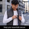 image:imageSpyder Mens Puffer Vest  Packable Lightweight Lycra Binding Zip PocketsPolar