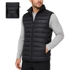 image:imageSpyder Mens Puffer Vest  Packable Lightweight Lycra Binding Zip PocketsBlack