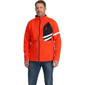 image:imageSpyder Mens Spyder Bandit Wengen Full Zip Fleece JacketTwisted Orange