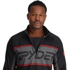 image:imageSpyder Paramount Zip TNeck MidLayer MensBlack