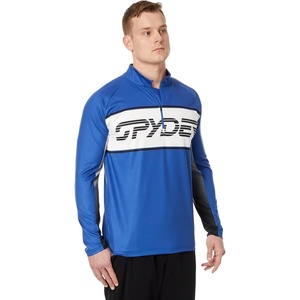 image:imageSpyder Paramount Zip TNeck MidLayer MensElectric Blue