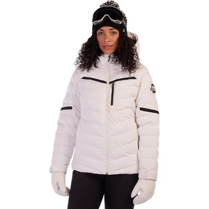 image:imageSpyder Womens Brisk Synthetic Insulated Down Ski JacketWhite Black